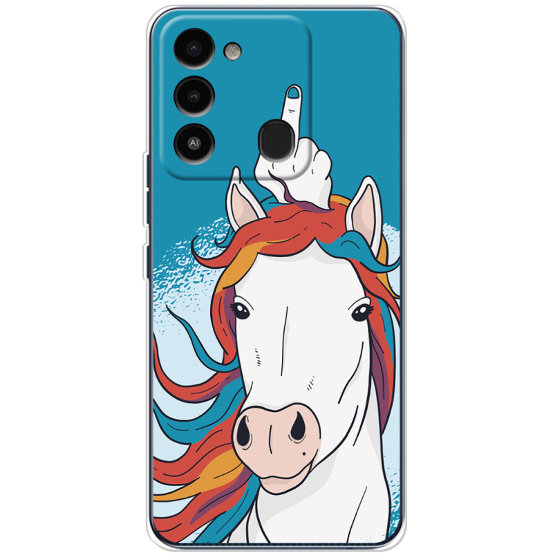 Чехол BoxFace Tecno Spark Go 2022 Fuck Unicorn