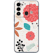 Чехол BoxFace Tecno Spark Go 2022 Line Flowers