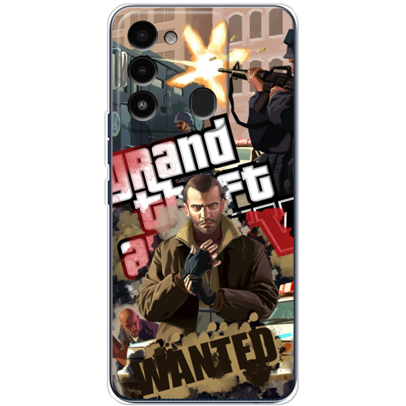 Чехол BoxFace Tecno Spark Go 2022 GTA 4