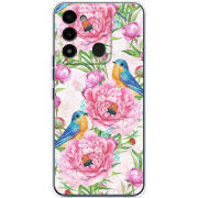 Чехол BoxFace Tecno Spark Go 2022 Birds and Flowers