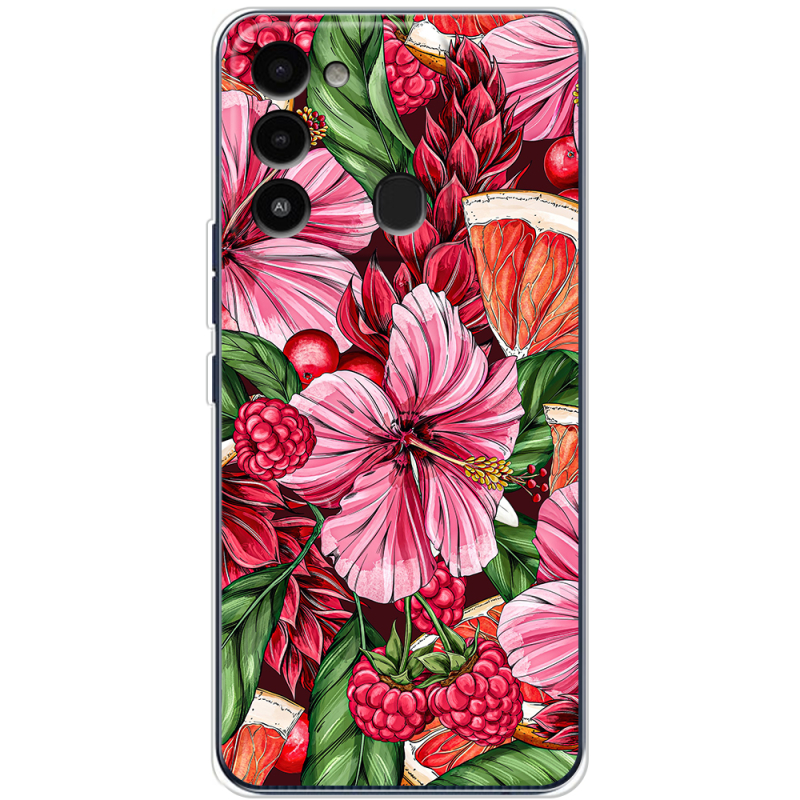 Чехол BoxFace Tecno Spark Go 2022 Tropical Flowers