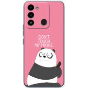 Чехол BoxFace Tecno Spark Go 2022 Dont Touch My Phone Panda