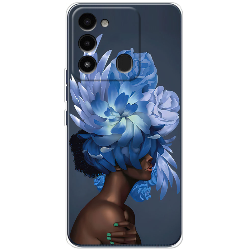 Чехол BoxFace Tecno Spark Go 2022 Exquisite Blue Flowers