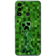 Чехол BoxFace Tecno Spark Go 2022 Minecraft Creeper