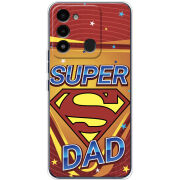 Чехол BoxFace Tecno Spark Go 2022 Super Dad