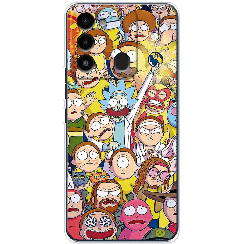 Чехол BoxFace Tecno Spark Go 2022 Rick and Morty