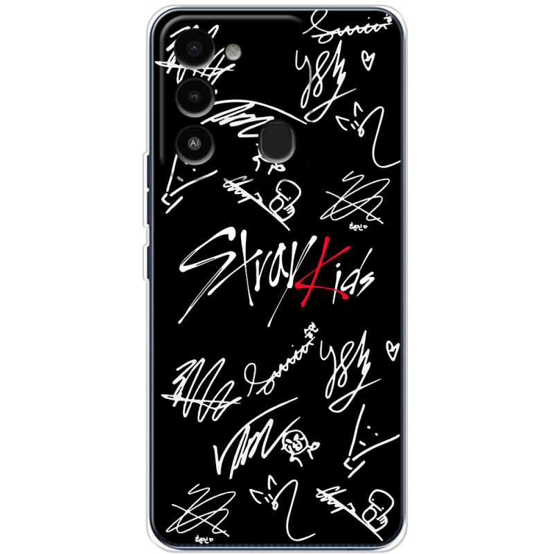 Чехол BoxFace Tecno Spark Go 2022 Stray Kids автограф