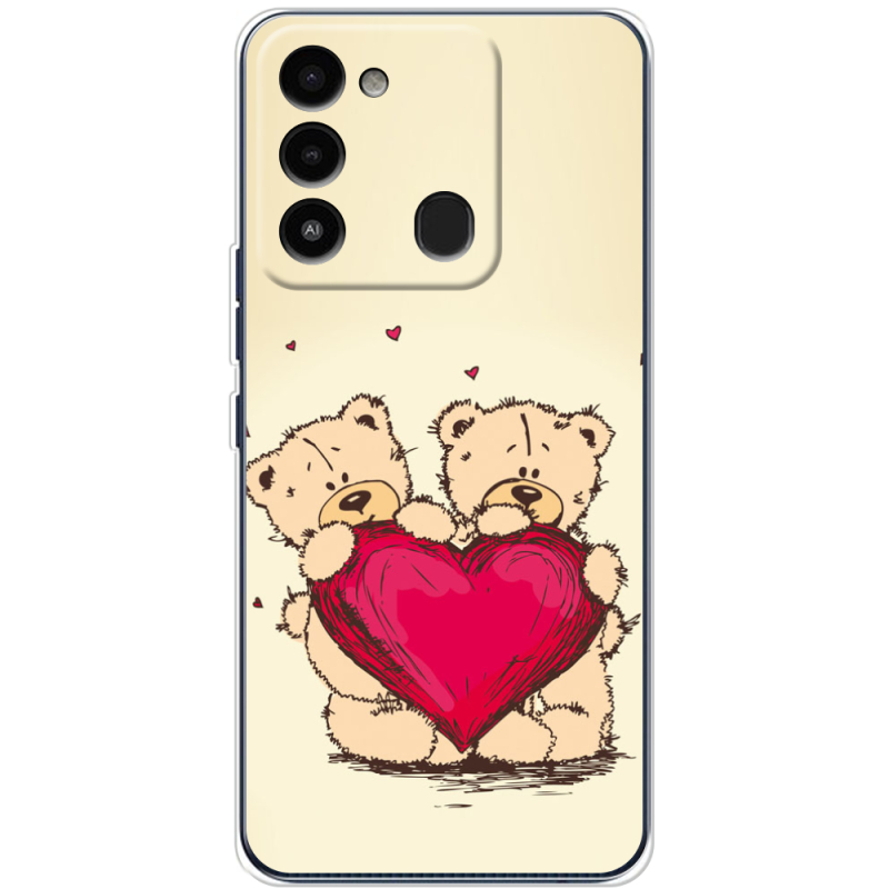 Чехол BoxFace Tecno Spark Go 2022 Teddy Bear Love