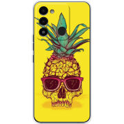 Чехол BoxFace Tecno Spark Go 2022 Pineapple Skull