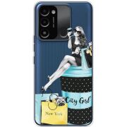 Прозрачный чехол BoxFace Tecno Spark Go 2022 City Girl