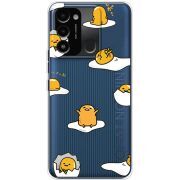 Прозрачный чехол BoxFace Tecno Spark Go 2022 Gudetama