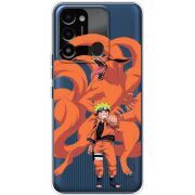 Прозрачный чехол BoxFace Tecno Spark Go 2022 Naruto and Kurama