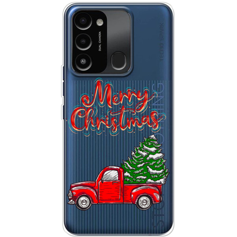 Прозрачный чехол BoxFace Tecno Spark Go 2022 Holiday Car