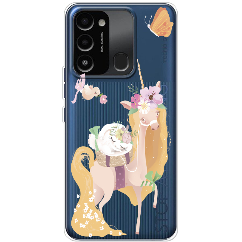 Прозрачный чехол BoxFace Tecno Spark Go 2022 Uni Blonde