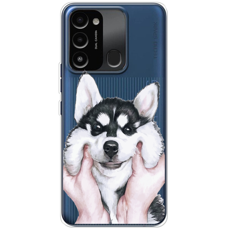 Прозрачный чехол BoxFace Tecno Spark Go 2022 Husky