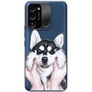 Прозрачный чехол BoxFace Tecno Spark Go 2022 Husky