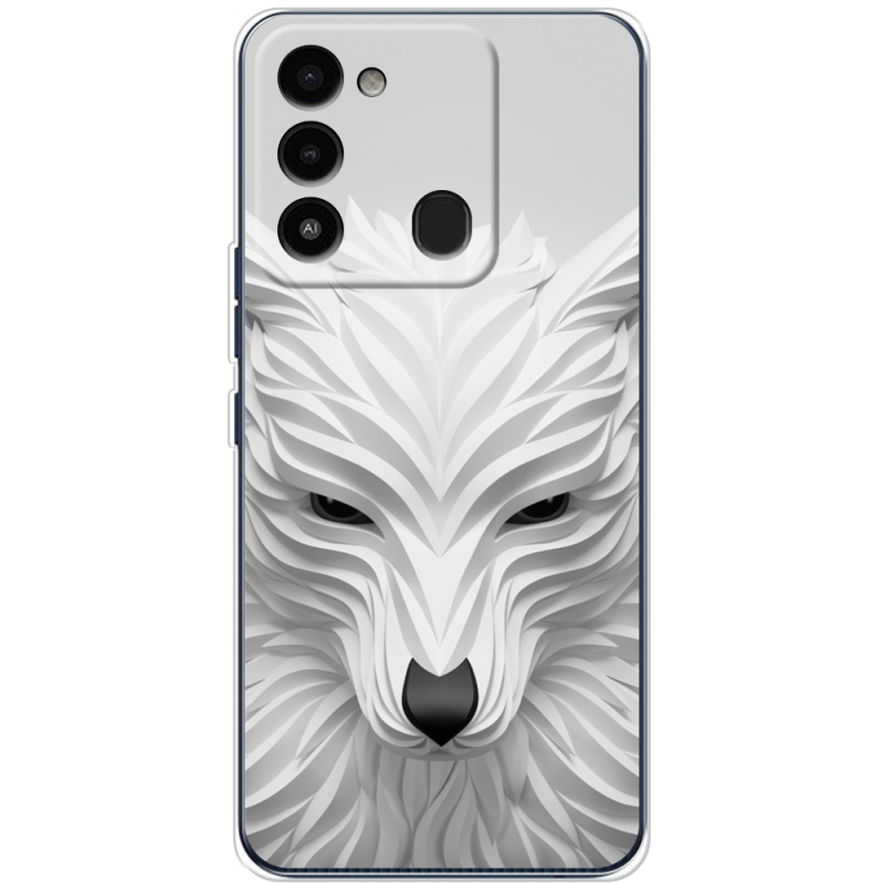 Чехол BoxFace Tecno Spark 8C White Wolf