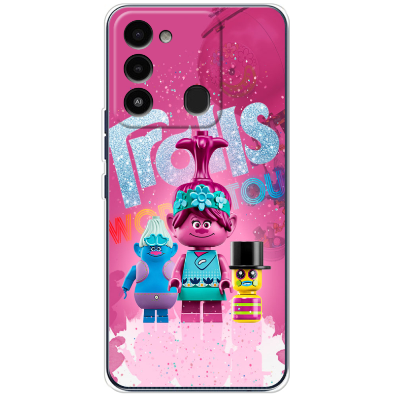 Чехол BoxFace Tecno Spark 8C Lego Trolls