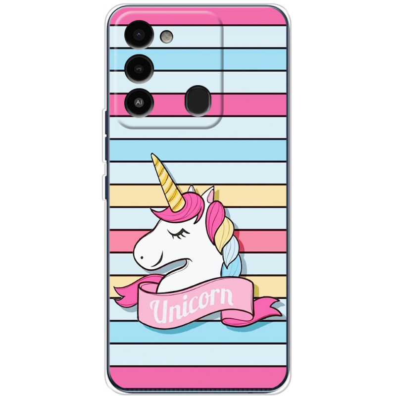 Чехол BoxFace Tecno Spark 8C Unicorn