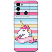 Чехол BoxFace Tecno Spark 8C Unicorn