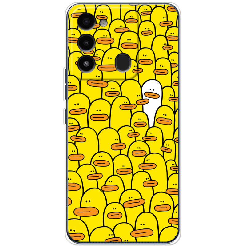 Чехол BoxFace Tecno Spark 8C Yellow Ducklings