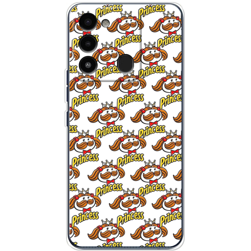 Чехол BoxFace Tecno Spark 8C Pringles Princess