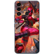 Чехол BoxFace Tecno Spark 8C Woman Deadpool