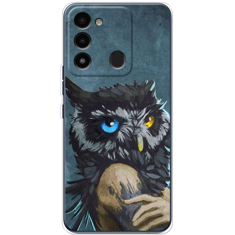 Чехол BoxFace Tecno Spark 8C Owl Woman