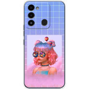 Чехол BoxFace Tecno Spark 8C Girl in the Clouds