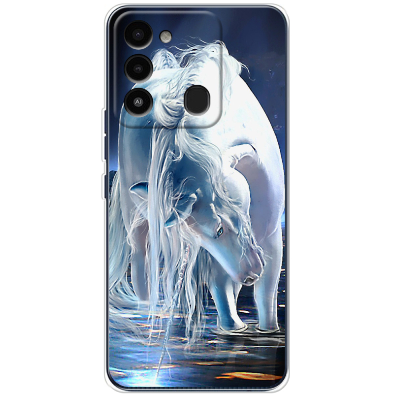 Чехол BoxFace Tecno Spark 8C White Horse