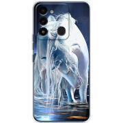 Чехол BoxFace Tecno Spark 8C White Horse