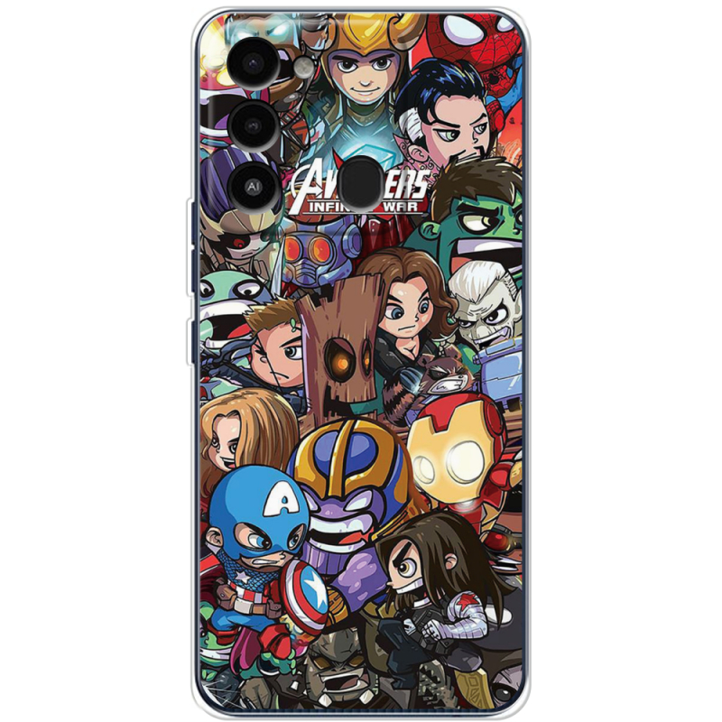 Чехол BoxFace Tecno Spark 8C Avengers Infinity War