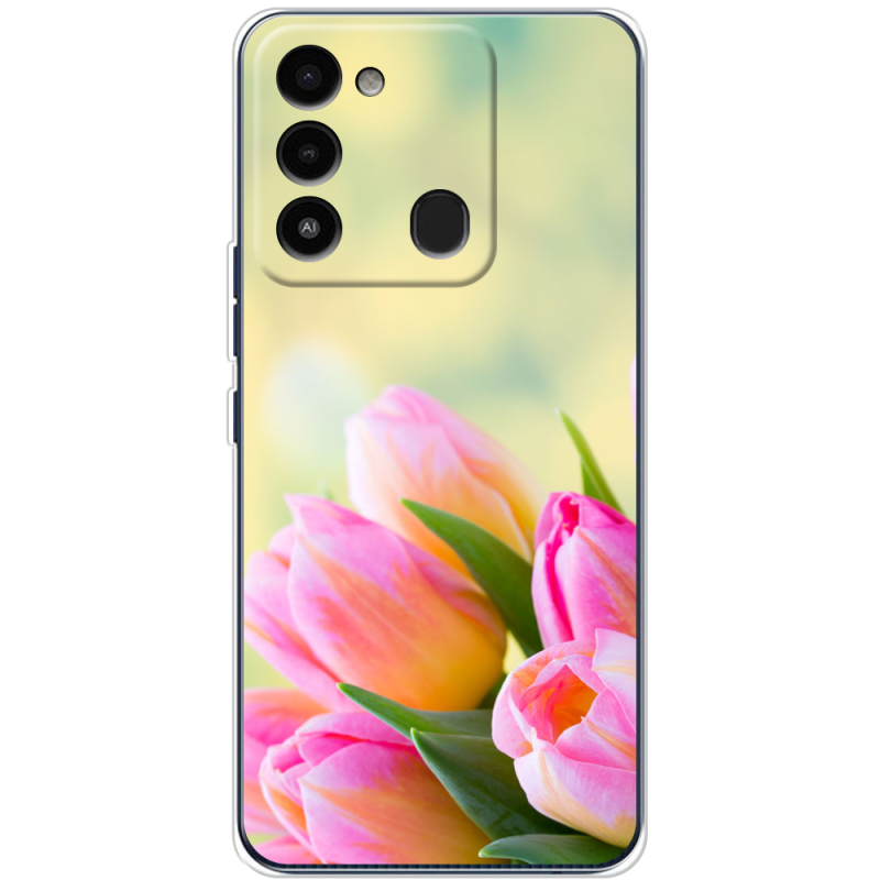 Чехол BoxFace Tecno Spark 8C Bouquet of Tulips