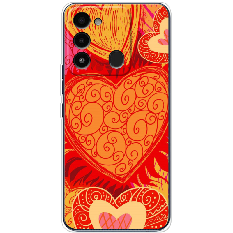 Чехол BoxFace Tecno Spark 8C Warm Hearts