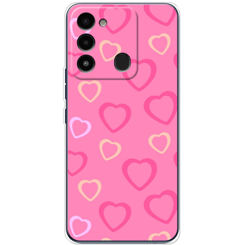 Чехол BoxFace Tecno Spark 8C Sugar Hearts