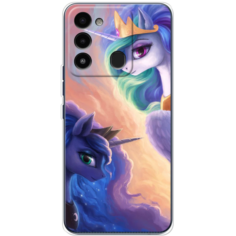 Чехол BoxFace Tecno Spark 8C My Little Pony Rarity  Princess Luna