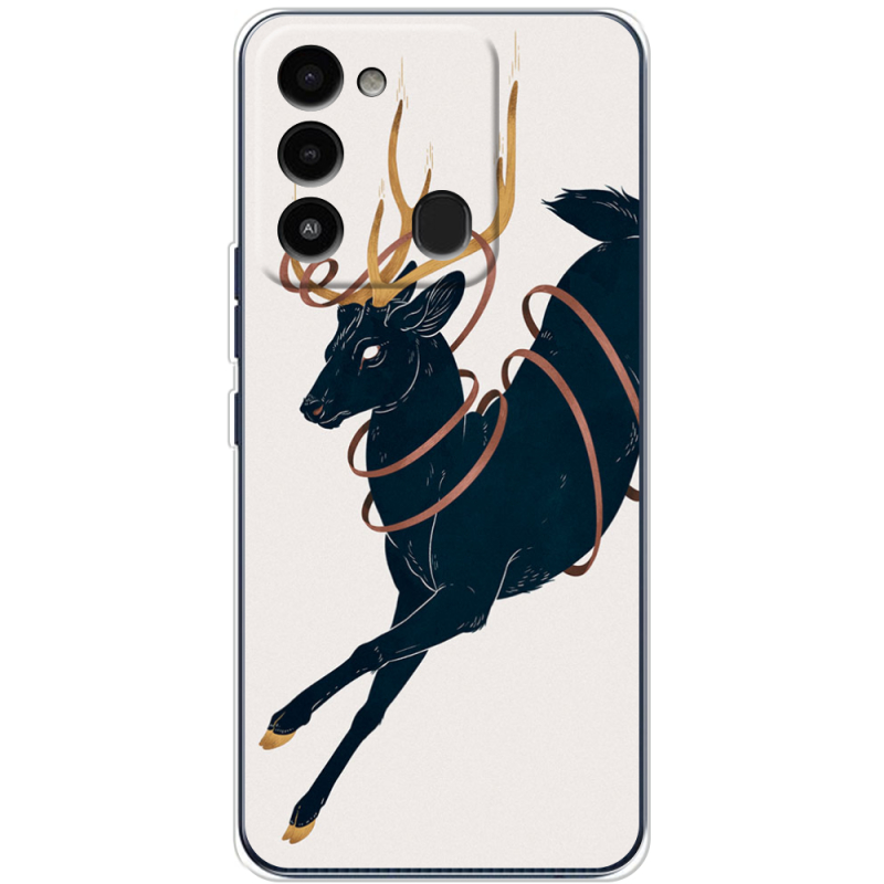 Чехол BoxFace Tecno Spark 8C Black Deer