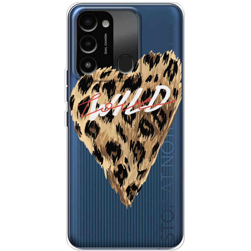 Прозрачный чехол BoxFace Tecno Spark 8C Wild Love