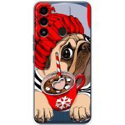 Прозрачный чехол BoxFace Tecno Spark 8C Winter Puggy