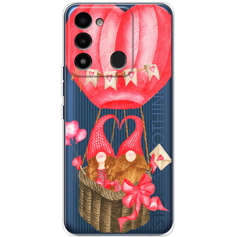 Прозрачный чехол BoxFace Tecno Spark 8C Valentine Dwarfs