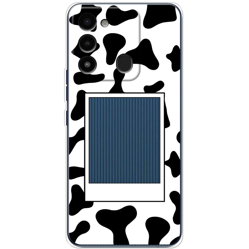 Прозрачный чехол BoxFace Tecno Spark 8C Cow