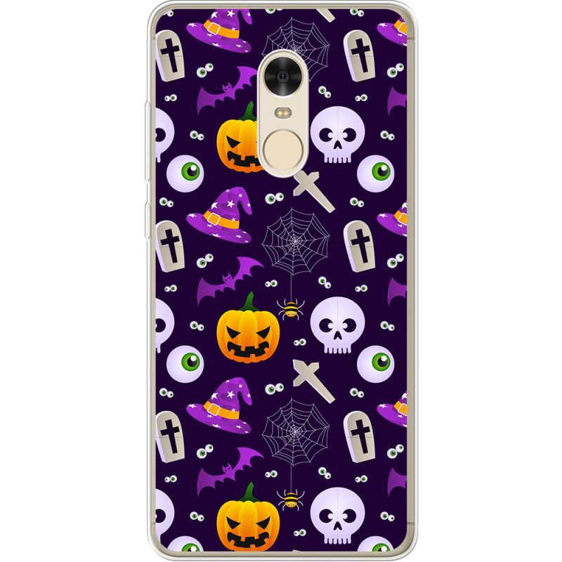 Чехол Uprint Xiaomi Redmi Note 4 Halloween Purple Mood