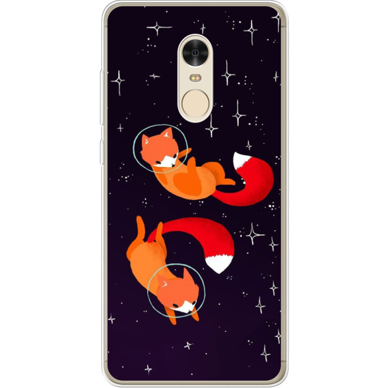 Чехол Uprint Xiaomi Redmi Note 4 Fox-Astronauts