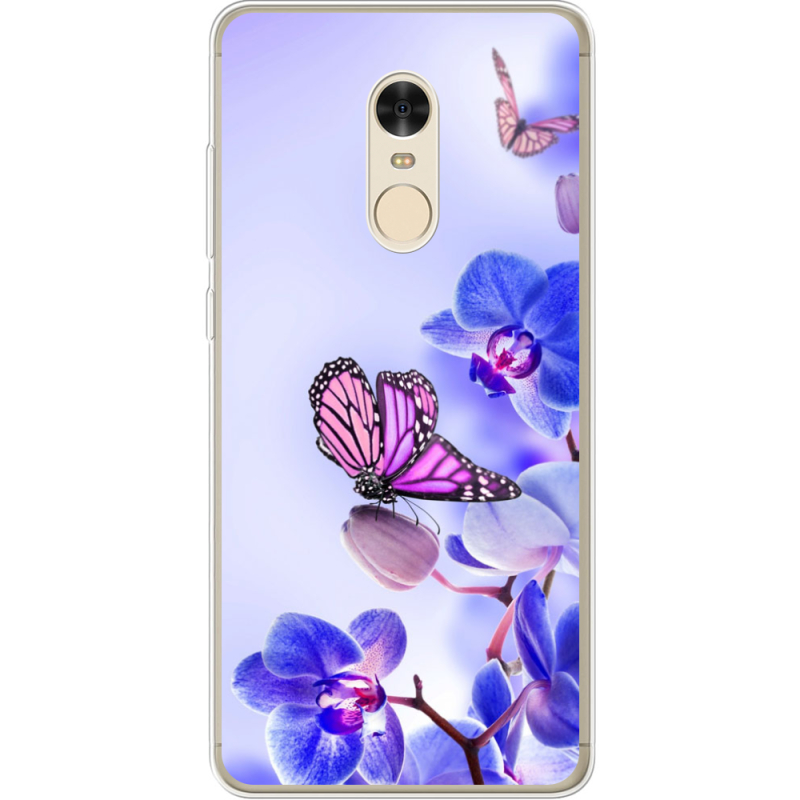 Чехол Uprint Xiaomi Redmi Note 4 Orchids and Butterflies