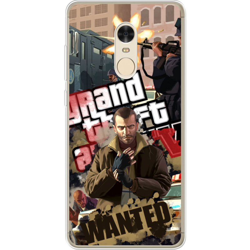 Чехол Uprint Xiaomi Redmi Note 4x GTA 4