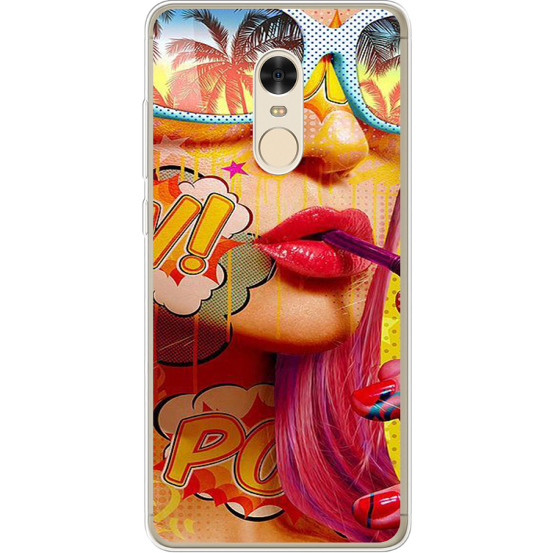 Чехол Uprint Xiaomi Redmi Note 4x Yellow Girl Pop Art