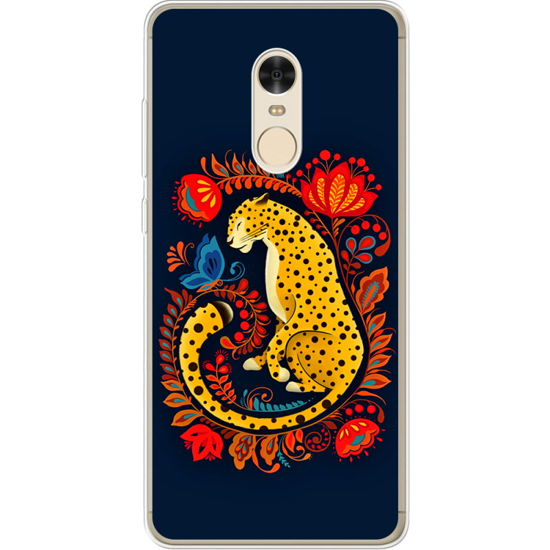 Чехол Uprint Xiaomi Redmi Note 4x Petrykivka Leopard