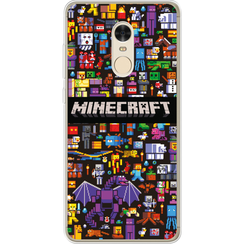 Чехол Uprint Xiaomi Redmi Note 4x Minecraft Mobbery