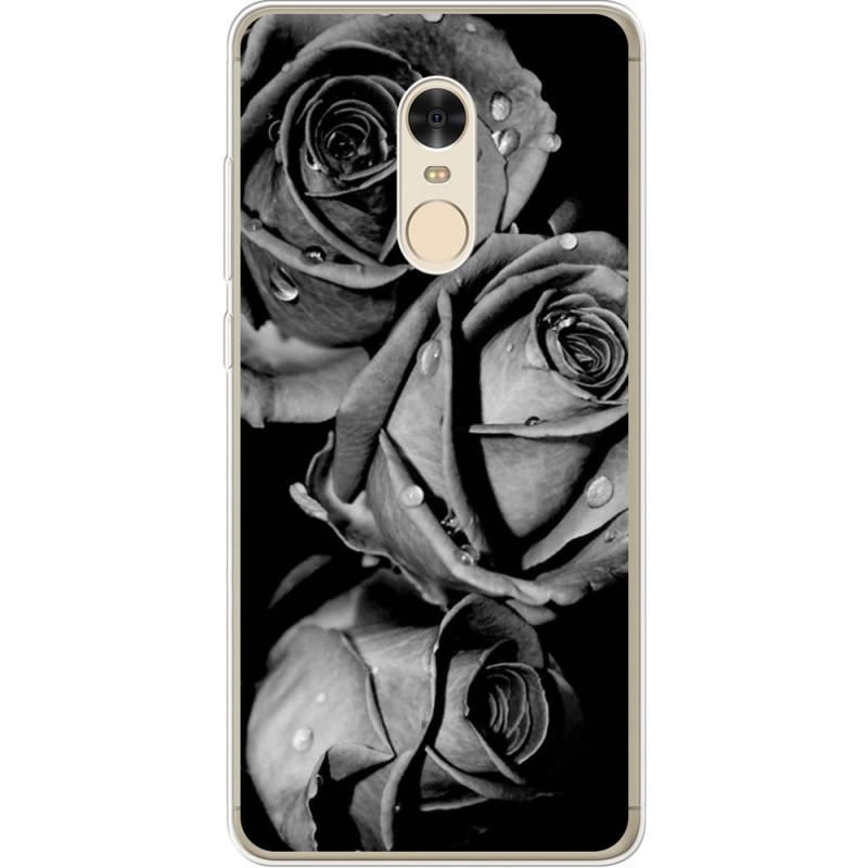 Чехол Uprint Xiaomi Redmi Note 4x Black and White Roses