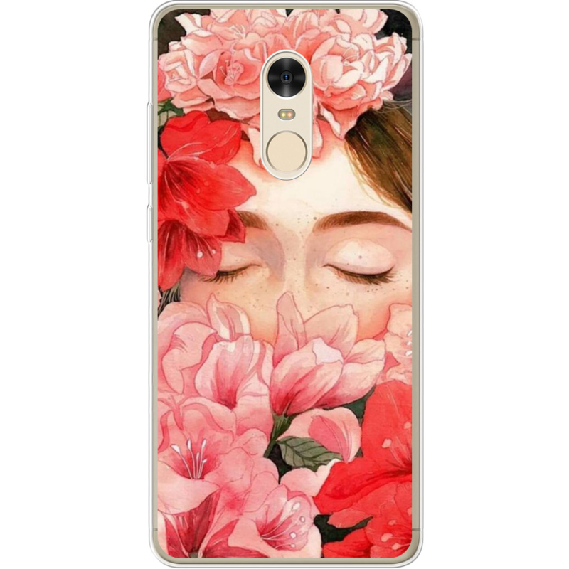 Чехол Uprint Xiaomi Redmi Note 4x Girl in Flowers